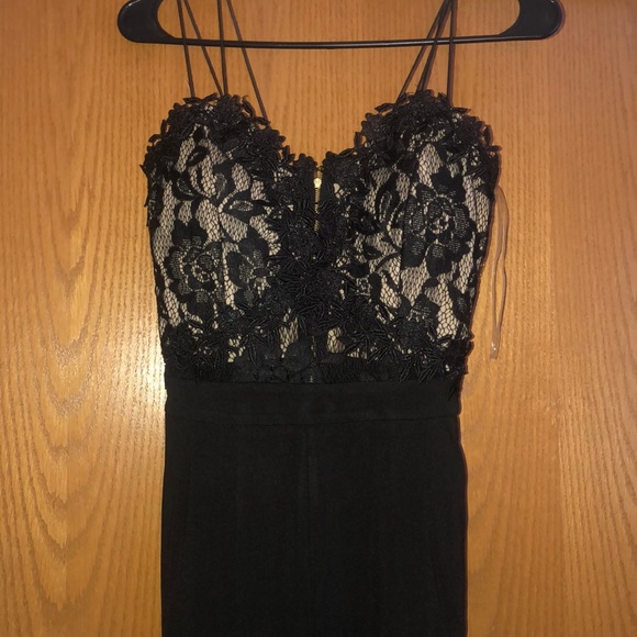 Charlotte Russe Dresses & Skirts - Black lace jumpsuit